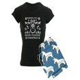 thumbnail image 1 of CafePress - Merry Pugging Christmas Pug - Women's Dark Pajamas, 1 of 1