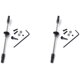 thumbnail image 1 of 2X Kit de puente de engranaje de acero del eje trasero de metal MN D90 MN-90 MN96 MN98 MN99S MN45 1/12 Accesorios de piezas de actualización del automóvil RC, 1 of 5