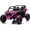 Rose Red, variant on 24V Kids Ride On UTV 2-Seater 4WD Off Road Electric Vehicle with Remote Control, LED Lights, 4 Shock Absorbers, One-Button Start, and Music Player, for Ages 3 +