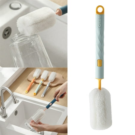 

Cleaning Brush Soft And Easy To Clean Sponge Cleaning Brush Baby Bottle Sponge Brush Can Effectively Get Rid Of Stain Remnants From The Bottom Of The Cup