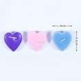 thumbnail image 2 of MOQLOM Valentine's Day Candle Lights, 50pcs Wedding Party Candle, Smoke-free Small Candles, Small Votive Candles Mini Heart Candles, Tea Light Candle for Valentine's Day Wedding (Purple), 2 of 3