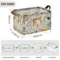 thumbnail image 7 of Yayeee Foldable Storage Basket for Shelves with Handles Waterproof Cloth Bins, Animals in A Forest Pattern, 7 of 7