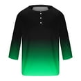 thumbnail image 4 of Kalauyu Men's Henley Shirts Long Sleeve Casual Lightweight Pullover Shirts Fashion Slim Fit Button T-Shirts, 4 of 4