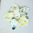 thumbnail image 4 of Wisremt 8 Layers Baby Kids Soft Cotton Gauze Bib Towelborn Saliva Scarf Burp Cloths, 4 of 6