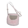 thumbnail image 2 of Bolsa de viaje para hámster, bolso cómodo, bolsa transportadora para animales pequeños, jaula de transporte saliente para ardilla, Chinchilla y rata Rosa, 2 of 8