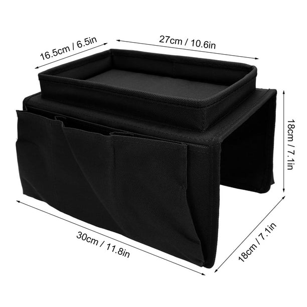 Reposabrazos para Sofá, Bolsa Organizadora para Mando A Distancia de TV Con Portavasos, Banda para Sofá, Sillón Reclinable, Dormitorio de Oficina