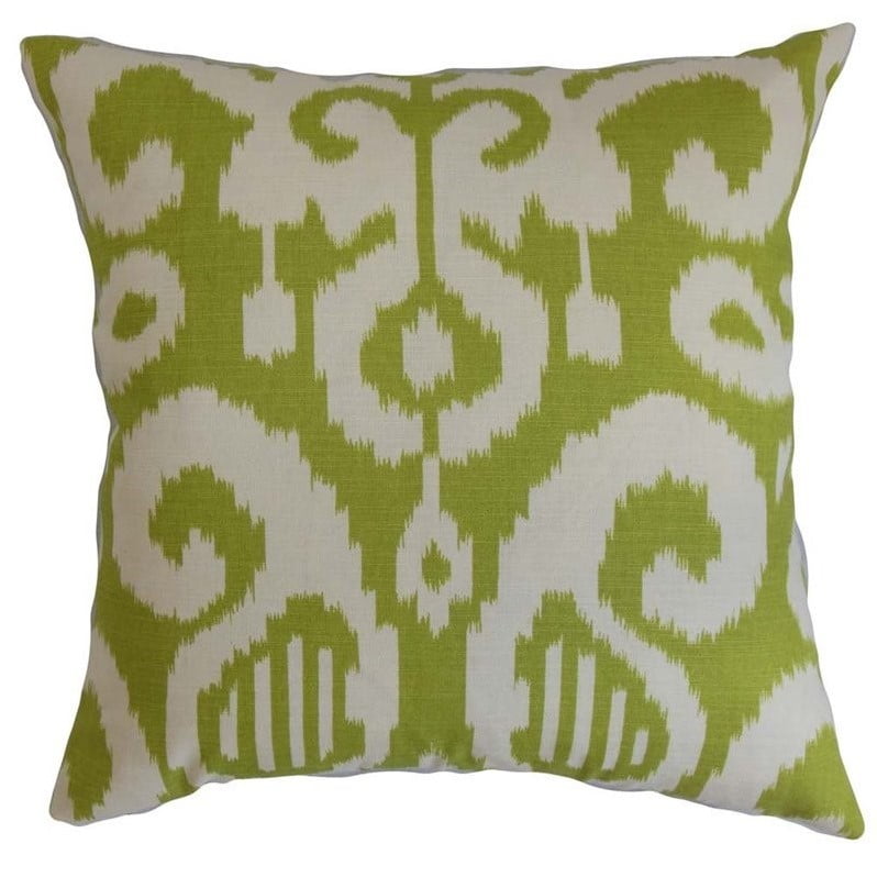 The Pillow Collection Set of 2 18 x 18 Down Filled Eitan Ikat Throw Pillows Aqua/Cocoa 2 Piece The Pillow Collection Set of 2 18 x 18 Down Filled Eitan Ikat Throw Pillows Aqua/Cocoa 2 Piece