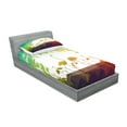 thumbnail image 2 of Ambesonne Modern Fitted Sheet & Pillow Sham Set, Flamingo Wild Animals, Twin, Multicolor, 2 of 2