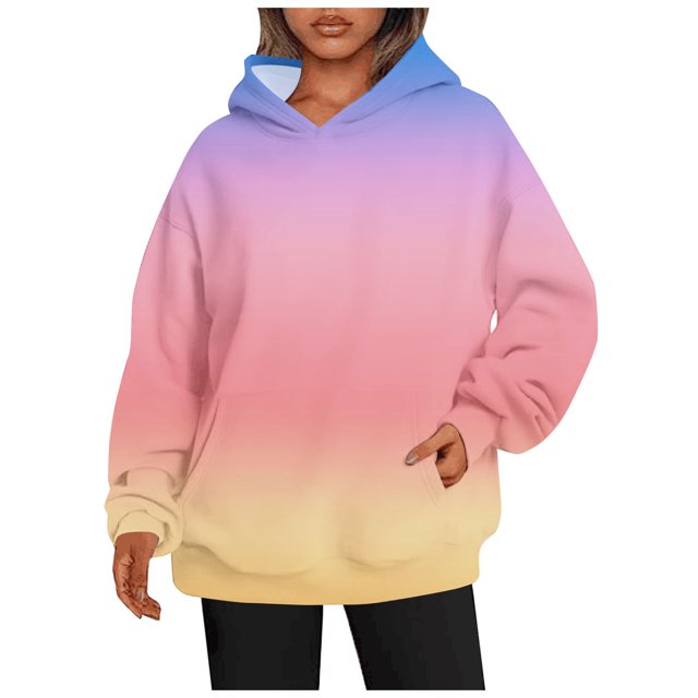 Gibobby Sudadera de mujer, Sudadera con Capucha y Cuello en Abierto de Manga Larga de Ajuste clásico Sudadera con Capucha para Mujer(Amarillo,CH)