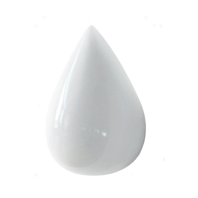 Billuyoard Gancho montado en la pared Gota de agua Resina Hogar Oficina Cocina Baño Colgante Sombrero Cinturón Bufanda Colgador de llaves Soporte Decoración del hogar Blanco S Billuyoard HA079554-02
