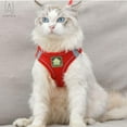thumbnail image 3 of Gustave Soft Mesh Pet Dog Harness and Leash Set, No-Pull Pet Harness Adjustable Reflective Breathable Mesh for Small Medium Dogs and Cats (Red, Size M), 3 of 10