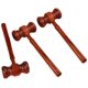 thumbnail image 2 of Martillo de madera clásico Vintage para coche de 3 uds., 2 of 5