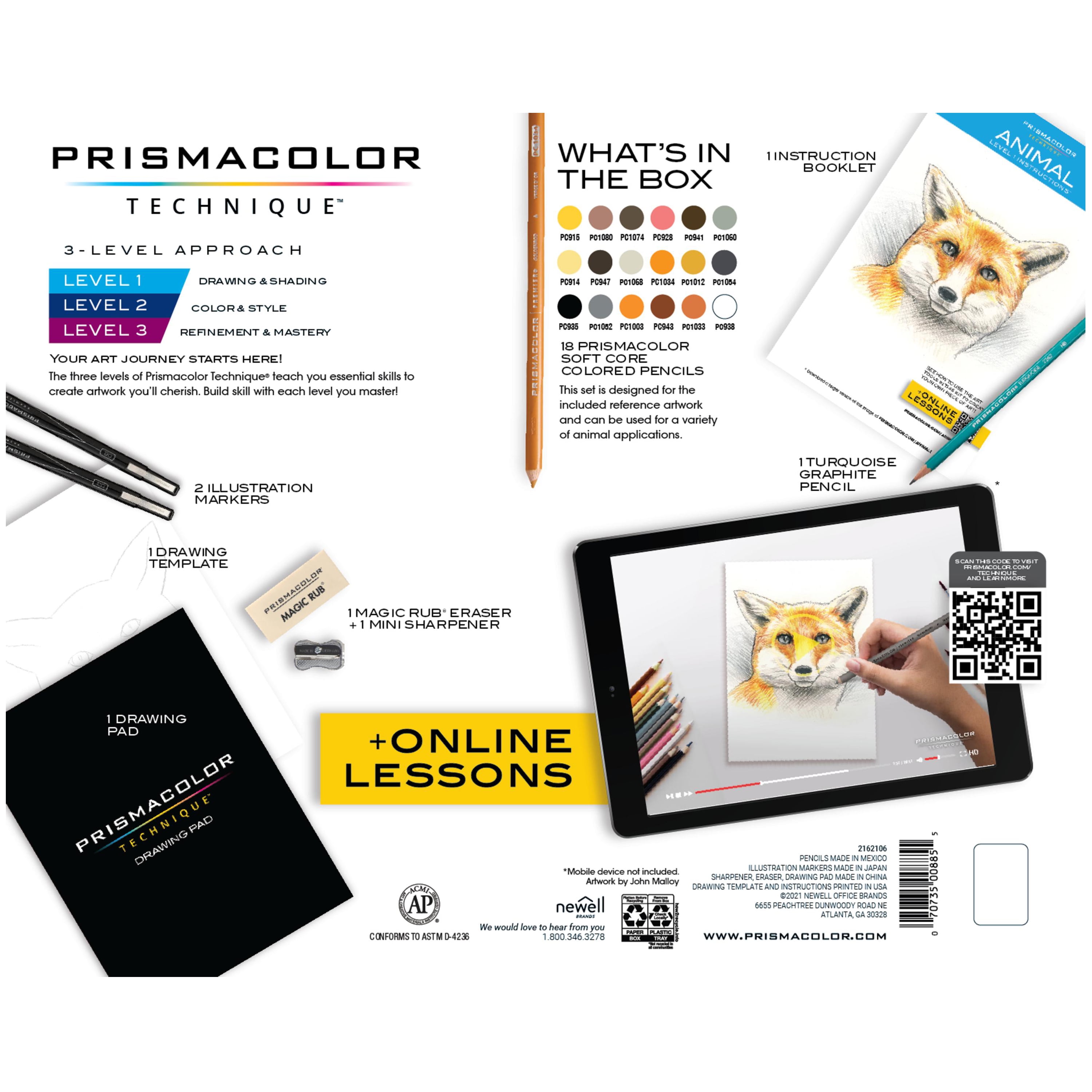 Prismacolor Technique, Art Supplies with Digital Art Lessons
