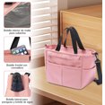 thumbnail image 4 of Bolsa del Almuerzo,Bolsa De Almuerzo Unisex,Reutilizable Bolsa Bolsa de almuerzo aislante de gran capacidad de pana a prueba de fugas,Adecuado para picnic,oficina,viajes., 4 of 4