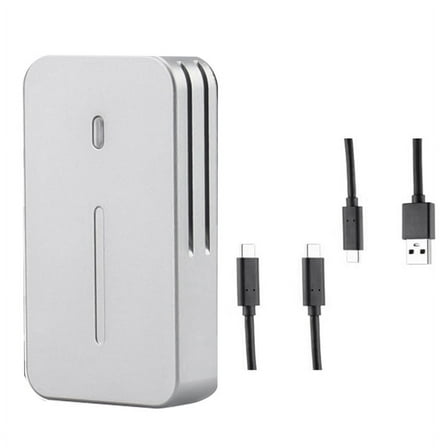 M.2 NVMe 2230 SSD Enclosure NVMe to USB Adapter 10Gbps USB 3.2 Gen2 USB C External Case Box for M2 2230 NVMe SN740,1 x SSD Enclosure Box 1 x Type C to Type C Cable 1 x USB to Type C Cable,Silver Gray