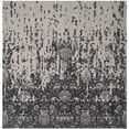thumbnail image 6 of SAFAVIEH Restoration Vintage Dalton Floral Wool Area Rug, Silver/Grey, 6' x 6' Square, 6 of 10