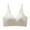 White, variant on Ayfxijin Bras for Women,Women Solid Honeycomb Cup Wireless Semi Fixed Cup Jelly Glue Soft Support Gathering Daily Bra