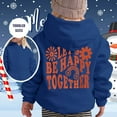 thumbnail image 2 of Fgnfyis Girls Cute Print Pullover Hoodie with Hood and Pockets for Everyday Wear Winter Hoodie for Casual Layer Navy 5-6 Years, 2 of 4