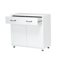 thumbnail image 5 of Two door Side Table-White, 5 of 7