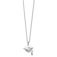 thumbnail image 2 of Sterling Silver CZ Graduation Cap Necklace QQG5557-17.5, 2 of 4
