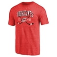 thumbnail image 2 of Men's Red Carolina Hurricanes Vintage Collection Line Shift Tri-Blend T-Shirt, 2 of 3