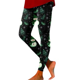 Petalum Damen Weihnachten Skinny Leggings Strumpfho Produktbild-Vorschau 7