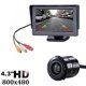 thumbnail image 1 of Kit de sistema de cámara de respaldo inalámbrico para automóvil, camión, camioneta, camioneta, RV, sistema de respaldo de visión trasera con monitor de 4,3 pulgadas, 1 of 5