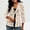 Beige, variant on Loose-Fitting Long Sleeve Lace Cardigan for Women Elegant Sheer Mesh Cover-Up Top