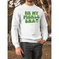 thumbnail image 2 of In My Pickle Era Sweatshirt Women's -SmartPrintsInk Designs, 2 of 4