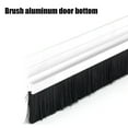 thumbnail image 6 of NSESSHome High Density Door Hermetic Strips Brushed Door Base Strips For Door Frames To Insulate Worm Self-Adhesive Sealing Weather Strips Full Roll 39 Inches, 6 of 7