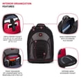 thumbnail image 4 of Maleta Wenger Synergy 45 cm negro/gris con bolsillo para portátil, 4 of 9