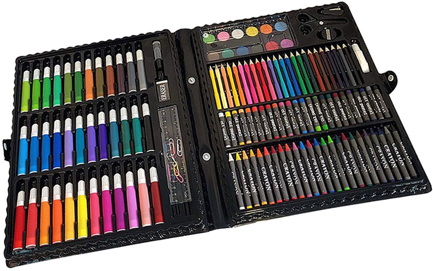 Glokers 72-Piece Art Supplies & Drawing Kit Set Art Pencils, Graphite, Metallic