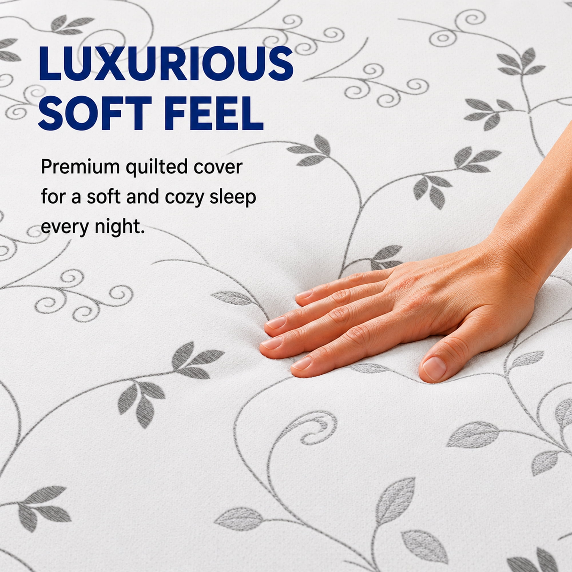 Continental Sleep, 6-Inch Gel Memory Foam RV Mattress Replacement, Medium Firm, Travel Camper Trailer Truck and Bunk, Pressure-Relief Support, 72" x 36"