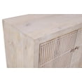 thumbnail image 4 of Sarah 4-Door Media Cabinet in Transitional Ivory Finish Solid Wood on Iron Base, 4 of 6