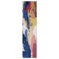 thumbnail image 2 of Oriental Weavers Sumter Washable Area Rug - SUM09 - 5' x 7' - in Blue/ Gold - Modern Style, Non-Slip, Stain Resitant, Ultra Low Pile, Bedroom, Office Rug, 2 of 3