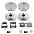 thumbnail image 2 of Power Stop Front and Rear Geomet Coated Brake Rotor and Pad Kit CRK8437, 2 of 4