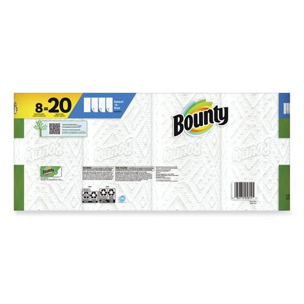Select-a-Size Kitchen Roll Paper Towels, 2-Ply, 5.9 x 11, White, 113 Sheets/Double Plus Roll, 8 Rolls/Pack | Bundle of 5 Packs