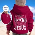 thumbnail image 2 of LUOGENLI Boys Hoodies Size 7-8 Sporting Girls Hoodies & Sweatshirts for Winter Casual Wear Round Neck Letter Print Pullover for Kids Ages 2 13 Outdoor and Daily Comfort Red Size 9-10 Years, 2 of 7