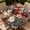 Americana Floral Flag, variant on YESAD Round Outdoor Tablecloth For Up To 65in With Umbrella Hole & Zipper Waterproof Elastic Edge Fitted Table Cover Big Sunflower For Patio Picnic Party, Americana Patchwork Flag