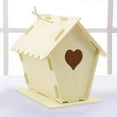 thumbnail image 2 of FAMTKT Wooden Home Decoration Diy Hand Painted Crafts Graffiti Bird House, 2 of 3