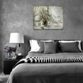 thumbnail image 6 of Farmhouse Floral Bathroom Wall Art White Flowers Butterfly Pictures Country Floral Canvas Painting Rustic Bathroom Decor Framed Artwork for Bathroom Bedroom Living Room Kitchen 16"x12", 6 of 6