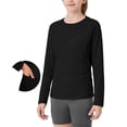 thumbnail image 2 of Ropa de Protección Solar de Verano de Niñas Top de Manga Larga para Niños Y Niñas de 4-15 Años, Tela Suave Transpirable para el Uso Casual de la Playa Al Aire Libre, 2 of 9