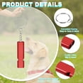 thumbnail image 3 of Uxcell Survival Whistle, Loud Sound Aluminum Outdoor Safety Whistle for Camping Hiking Red, 3 of 6