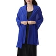thumbnail image 2 of Fewfanhot Glitter Dot Chiffon Shawl Wrap, Long Sleeve Sheer Cardigan Cover Up for Women Evening Wedding Party Dress, 2 of 5