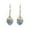 Blue, variant on Earrings Zirconia Water Drop Minimalist Studs for Elegant Sparkling Teardrop Jewelry Everyday Style, 15 g, Blue