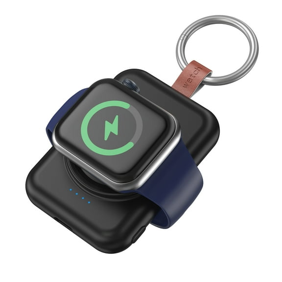 1800mAh Portable Wireless Charger for Apple Smartwatch  Compatible With Apple Smartwatch Series 9/8/7/SE/6/5/4/3/2/Ultra USB Type C Magnetic Charging Dock with Quick-Charging Watch Wireless charger