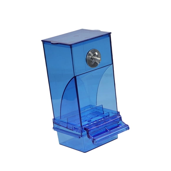 Comedero Automático para Pájaros, Sin Ensuciar, para Colgar, para Mascotas, Azul Zulema Comedero para pájaros