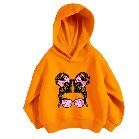 

Kids Girls Sports Shirt Boy and Girl Casual Print Personality Hoodie Pullover Hooded Sweatshirt with No Pocket Suitable For Teen Sweater Musically Sweater for Girls Boy Hoodie Let s Ride Hoodie Heavy