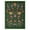 Green, variant on Garvee 5'x7' Floral Printed Area Rug Vintage Soft Rug, Washable Low Pile Rug Stain Resistant Farmhouse Indoor Carpets with Non Slip Backing for Living Room Bedroom Playroom, Black