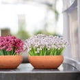 thumbnail image 5 of Morttic 6 Bundles Artificial Flowers Outdoor UV Resistant Outdoors Fake Plants Faux Plastic Flower in Bulk for Outside Porch Vase Home Window Decoration, White, 5 of 6